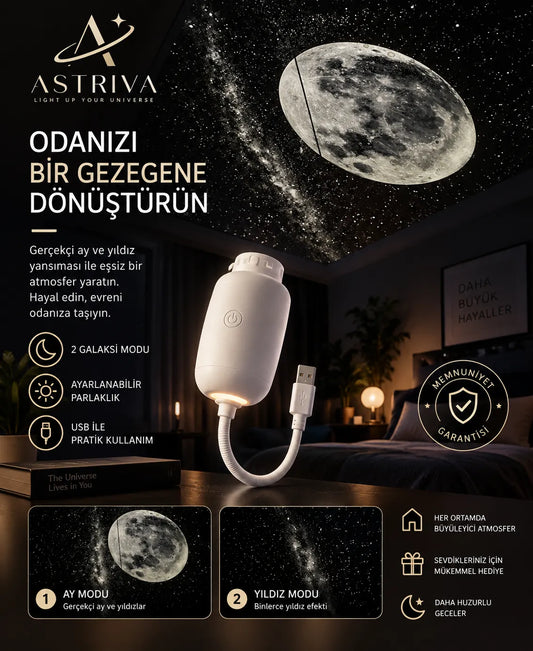 Astriva™ Galaxy Pro - Odanızı Galaksiye Dönüştürün